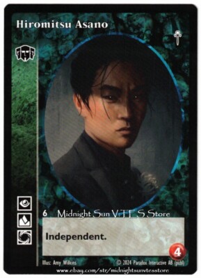 Hiromitsu Asano Hecata Fifth Edition V5 V:TES VTES Vampire CCG