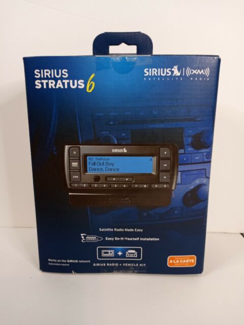 Sirius XM Radio SDSV6V1 Stratus 6 Satellite Radio Receiver + Vehicle Car Kit B18