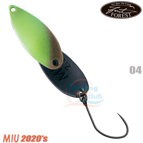 Forest MIU 2020 Limited 2.8 g 28 mm Area Trout Spoon Assorted Colors - Picture 6 of 12