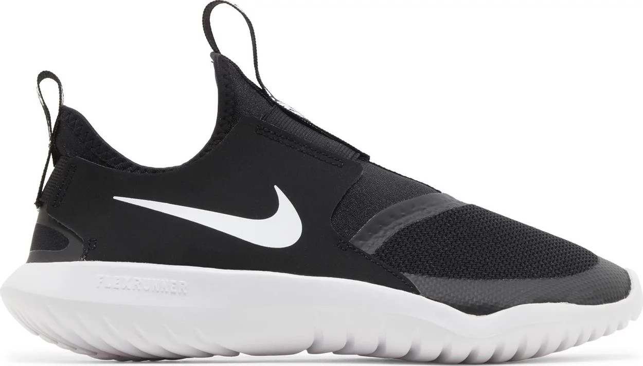 Кроссовки Nike Flex Runner GS Черно-белые AT4662-001 от 6,5 лет Женские 8