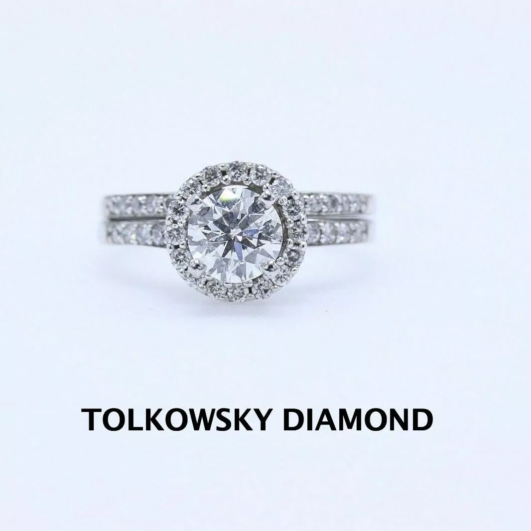 Tolkowsky diamond engagement ring deals