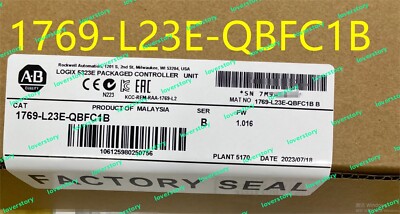 NEW  1769-L23E-QBFC1B AB CMPLX 512KB Enet DI/O AI/O Controller New