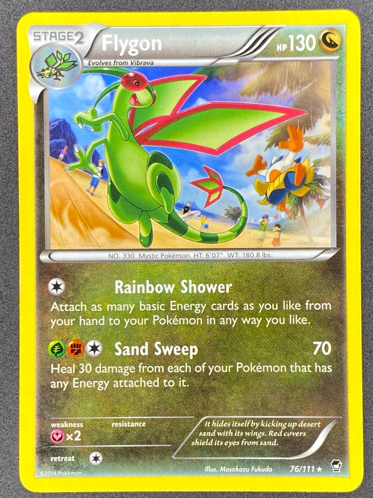 Pokémon Flygon 76/111 FFI Furious Fists LP/NM