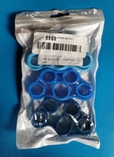 ADMA Finger Stretcher Hand Resistance Bands Strength Trainer Grip Set - Lot Of 3