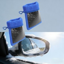 For Car Wash Clay Bar Towel Gloves 2-piece Microfiber Cloth