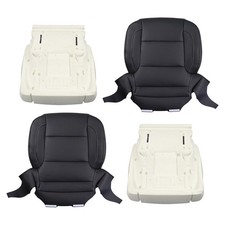 For Gmc Sierra Yukon 14-2019 Driver Passenger Perforated Leather Seat Coverfoam