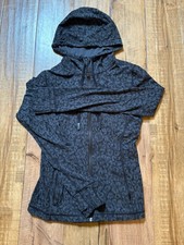 Lululemon Women's Hooded Define Jacket Nulu, Intertwined Camo Deep Coal, Size 8