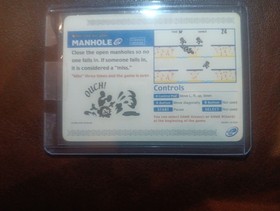Nintendo e-Reader - Game and Watch Card Only - Manhole 2002 - Expo Promotional 