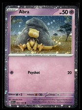 Pokemon TCG Abra [Cosmos Holo] #63 Pokemon Scarlet & Violet 151