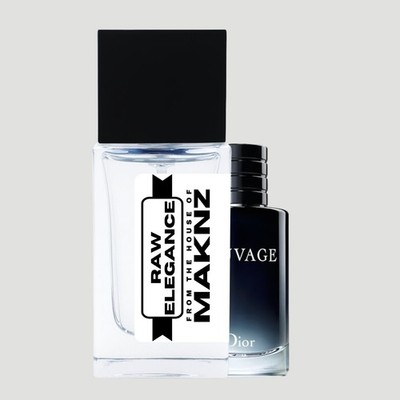 Raw Elegance 50ML   Long Lasting Perfume for Men - Impression Of Dior Sauvage