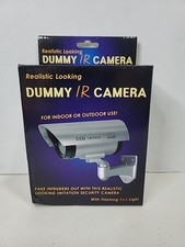 Realistic Looking Dummy IR Camera IR CCD Security Red Flash Light 55