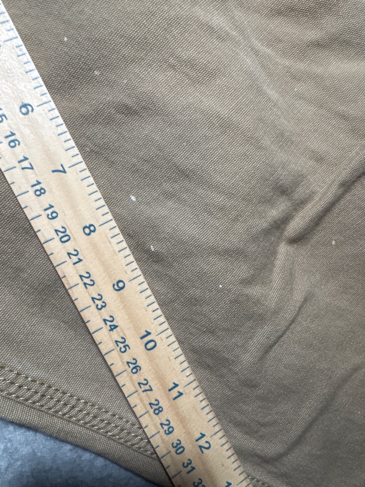 Carhartt Relaxed Fit Work Pants Khaki 44x32 Durable Canvas Used thumbnail 7