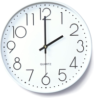 30Cm Wanduhr Lautlos, 3D Ziffern Wanduhr Ohne TickgeräUsche, Modern Wand Uhr Ana