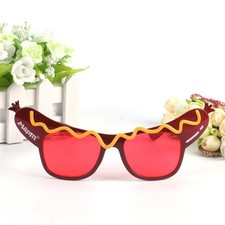 Hot Dog Sunglasses Fancy Dress Costume Photo Props
