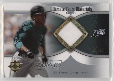 2007 Ultimate Collection Team Materials Swatch 50/50 BJ Upton #UTM-BU 0c6