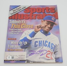 Revista Sports Illustrated firmada por Sammy Sosa Beckett BAS testigo de este cierre