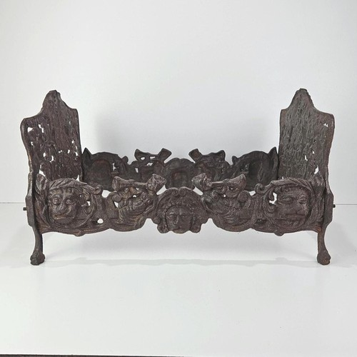 Vintage Victorian Style Cast Iron Reproduction Doll / Pet Bed Frame Made In Mex.