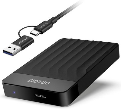 YOTUO 1TB External Hard Drive USB 3.0 USB-C Portable HDD for PC Mac PS4