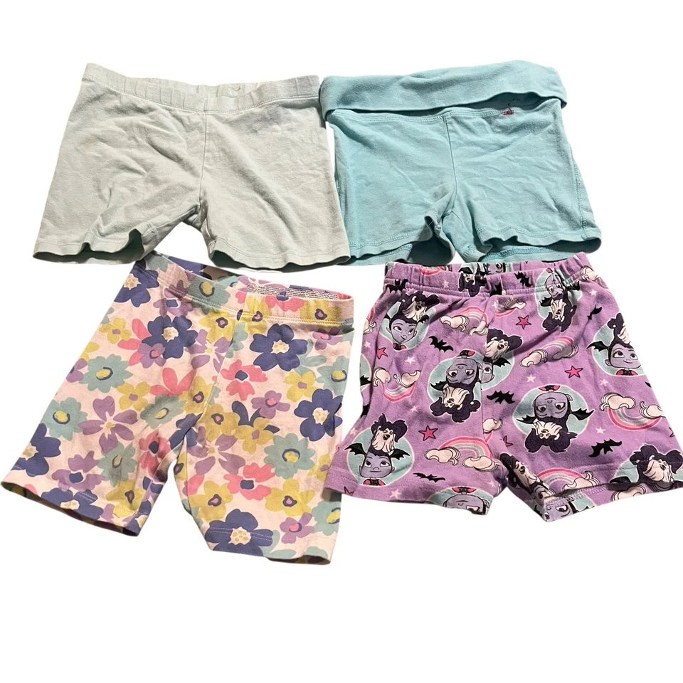 Lot 8 Pairs Girls Shorts Old Navy Cat & Jack Sz 6 6X Years Athletic Athleisure - Image 2 of 4