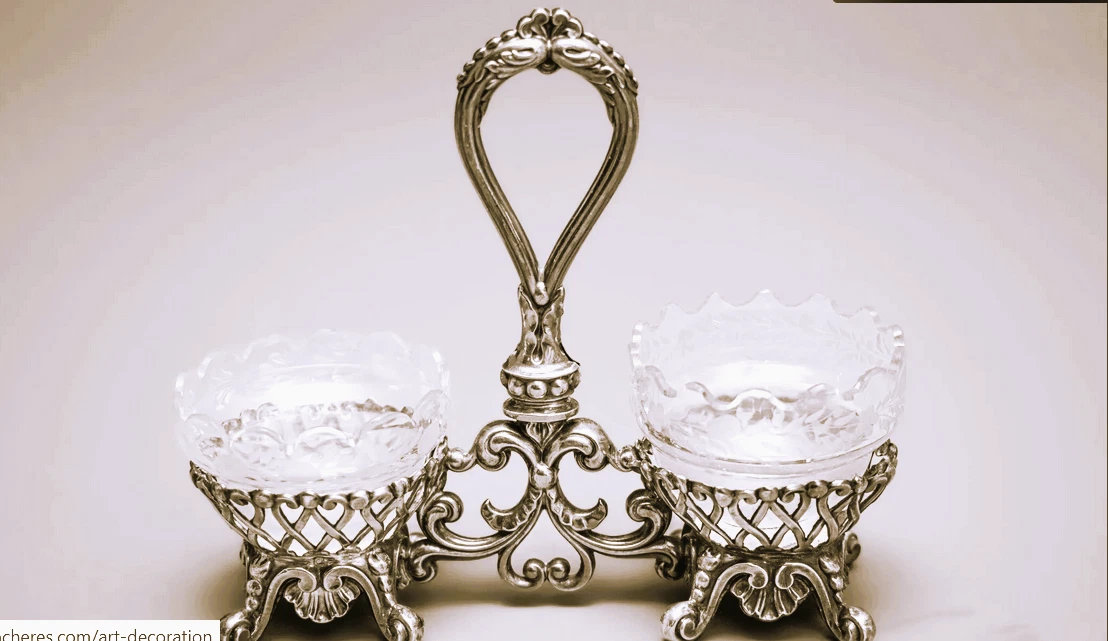 Paire De Salières En Argent Massif – Espagne, Début XXe Siècle, Poinçon Orfèvre
