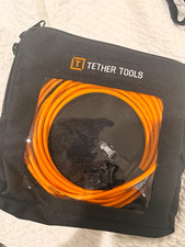 Tether Tools TetherPro USB-C to Mini-B 5-Pin Cable 15ft Orange w/ Pouch