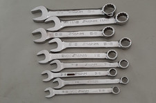 Snap-on Oex100 - Oex240 516-34 9 Piece Short Combination Wrench Set Marked