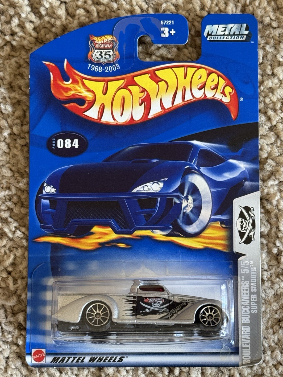 2003 Hot Wheels Boulevard Buccaneers Series Super Smooth 5/5 Collector #084