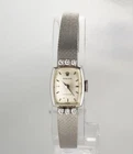 Vintage Ladies' ROLEX Precision watch in 18K White Gold with Diamonds Ref. 2195