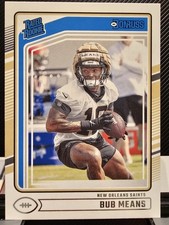 2024 Donruss #362 Bub Means Rated Rookie New Orleans Saints