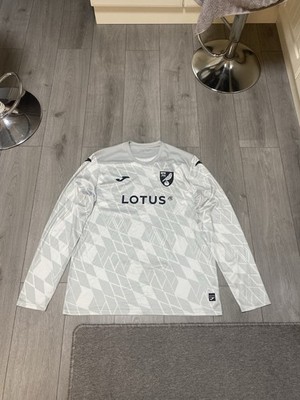 Norwich City grau Torwart Fußball Trikot 2023/24 neu mit Etikett Größe 2XL Herren L/S Joma