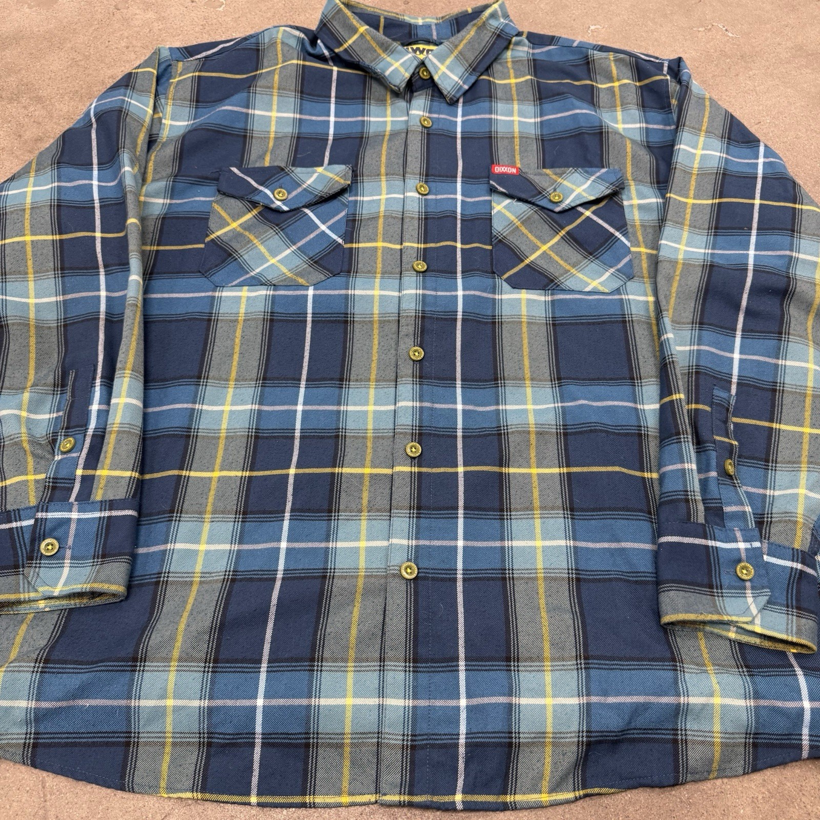 DIXXON THE COMPLEX WORKWEAR BUTTON UP FLANNEL COL… - image 5
