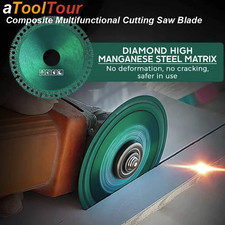 1pc 4" Diamond Cutting Saw Blade 100mm Multi-Material Grinder Disc - NEW