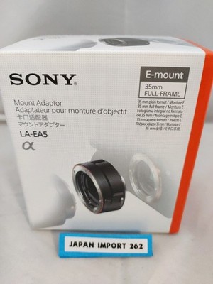 SONY A-Mount Lens Adapter LA-EA5 for E-Mount Cameras 35mm Full Size Sensor