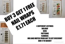 Nail Wrap Foil Sticker Transfer Self Adhesive Decal Foil Wrap FLOWERS