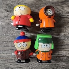 Vintage South Park Collector s Wind Up Set Stan Cartman Kenny Kyle Figures