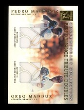 2003 Topps Tribute: #PTD-MM Greg Maddux/P.Martines Dual GW Relics NR-MINT