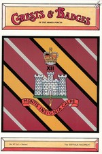 THE SUFFOLK REGIMENT Army/Armed Forces Crests & Badges Postcard