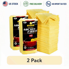  2 Pack Platinum Series Premium Microfiber Detailing Towels 40 Pack Auto Home