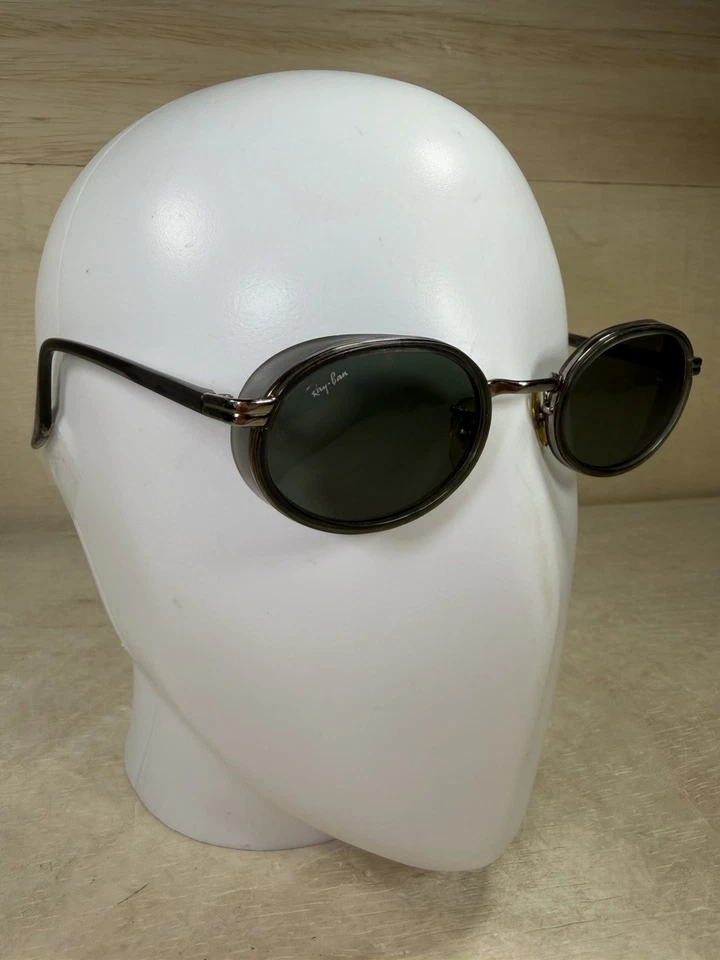 Gafas de sol vintage Ray Ban B&L W2813 NXAS Bausch + Lomb BL protectores laterales Foto 2 de 4
