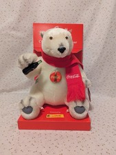 Steiff 1999 COCA COLA Polar Bear Mohair Germany 3213 of 10,000 RARE NEW IN BOX