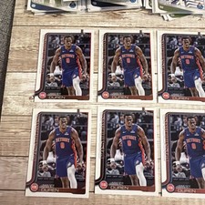 (15) Jalen Duren Lot 2025-26 Topps #41 Detroit Pistons