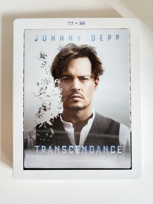 Transcendance Steelbook: 3D, Blu Ray w/ Lenticular Magnet Like New Near Mint FR