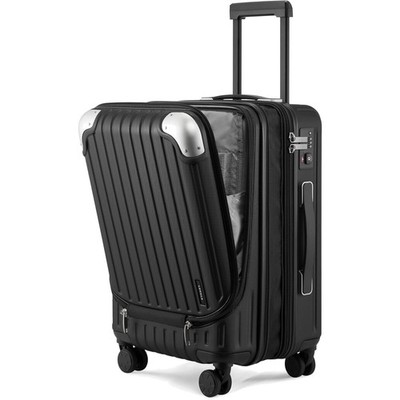 Praktischer Koffer Trolley 55cm, erweiterbar mit Laptopfach & 4,1kg Gewicht