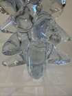 Vintage 6” Tall Clear Art Glass Christmas Tree Holiday Decor — photo 4