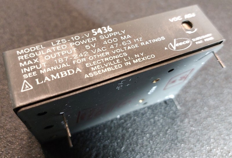 Lambda 5VDC Power Supply 400mA LZS-10-V 5436 Surplus NEW