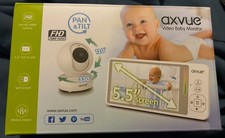 Axvue Video Baby Monitor with Pan Tilt Camera A2HD new