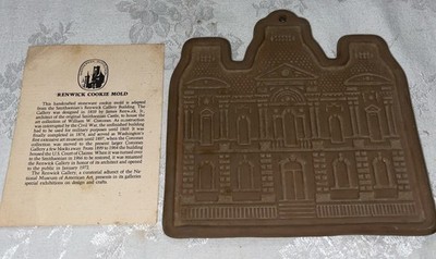 Smithsonian Institution Renwick Gallery Building Cookie Mold