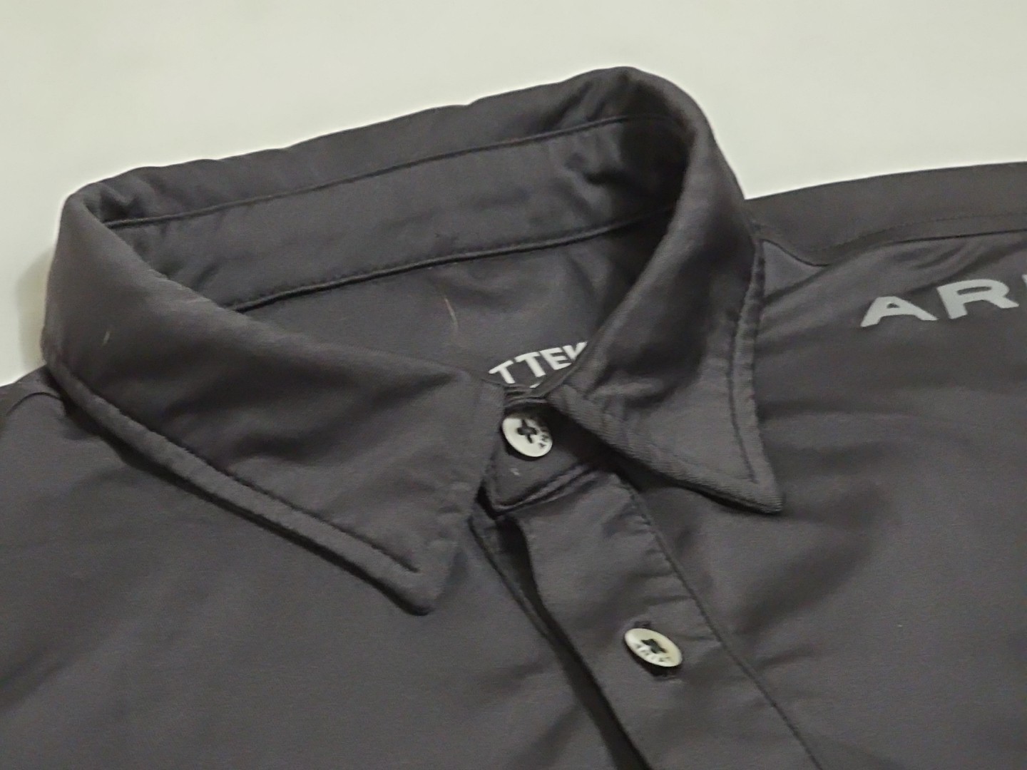 Ariat AriatTEK Performance Black Lightweight Polo… - image 8