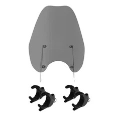 Smoke Windshield & 49mm Clamps Fit For Harley Softail Standard 20-25 FXBB 18-20