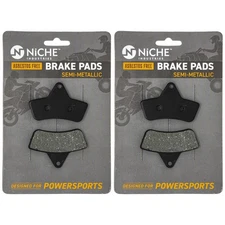 Brake Pad Set for Arctic Cat 0402-882 Front Left Right Semi-Metallic 2 Pack